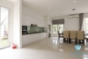 Villa adjacent to big garden for rent at Vinhome Riverside Long Bien Hanoi